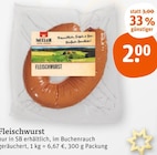 Fleischwurst Angebote von Müller bei tegut Coburg für 2,00 €