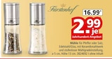 Mühle für Pfeffer oder SalzJe von Fürstenhof für 2,99 € bei Segmüller im Angebot Mühle für Pfeffer oder SalzJe von Fürstenhof im aktuellen Segmüller Prospekt