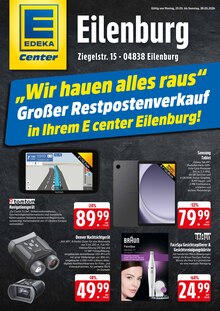 E center Prospekt Aktuelle Angebote mit 2 Seiten