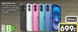 iPhone 16 im Angebot bei Netto Marken-Discount in Troisdorf iPhone 16 Angebote von Apple bei Netto Marken-Discount Troisdorf für 699,00 €