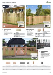 Aktueller Hagebaumarkt Prospekt mit Gartenzaun, "GARTENGESTALTUNG", Seite 61