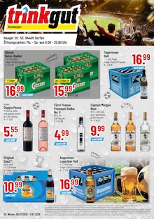 Aktueller Trinkgut Prospekt für Bockhorn, Erding und Ungebung, Seiten zum blättern Trinkgut Prospekt Aktuelle Angebote mit Seiten in Bockhorn, Erding und Umgebung