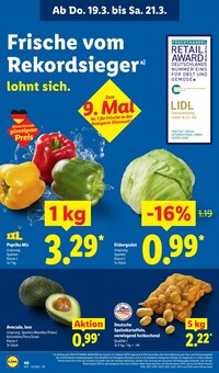 Kartoffeln im Lidl Prospekt "LIDL LOHNT SICH" mit 68 Seiten (Bottrop)