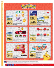 Prix et réduction Coffret Pokémon dans le prospectus Carrefour en cours Offre Coffret Pokémon dans le catalogue Carrefour du moment à la page 26