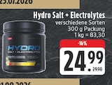 Hydro Salt + Electrolytes bei E center im Bayreuth Prospekt für 24,99 €