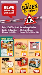 Discounter Prospekt von REWE Katlenburg-Lindau REWE Prospekt: "Dein Markt", 32 Seiten, 22.06.2026 - 27.06.2026