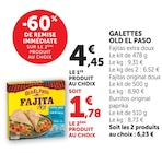 Galettes - OLD EL PASO en promo chez U Express Galettes - OLD EL PASO dans le catalogue U Express