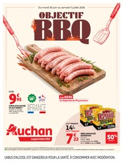 Catalogue Supermarchés Auchan Supermarché en cours à Aups et alentours, "OBJECTIF BBQ", 12 pages, 30/06/2026 - 11/07/2026