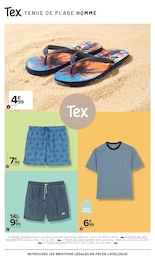 Prix et réduction Tongs Homme dans le prospectus Carrefour en cours Offre Tongs Homme dans le catalogue Carrefour du moment à la page 11