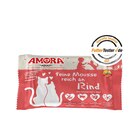 AMORA Cat Pouchbeutel Flowpack feine Mousse reich an Rind 4x100g 1 Stück im Angebot bei Zookauf in Menden AMORA Cat Pouchbeutel Flowpack feine Mousse reich an Rind 4x100g 1 Stück Angebote von Amora bei Zookauf Menden für 1,99 €
