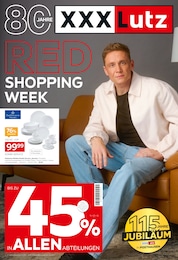 XXXLutz Möbelhäuser Prospekt: "RED SHOPPING WEEK", 20 Seiten, 29.09.2025 - 12.10.2025