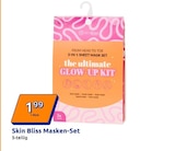 Skin Bliss Masken-Set im Action Prospekt Skin Bliss Masken-Set von Skin Bliss im aktuellen Action Prospekt für 1,99 €