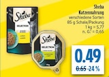 Selection Katzennahrung Angebote von Sheba bei diska Dresden für 0,49 €