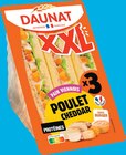 Le Club XXL Pain Viennois Poulet Cheddar - DAUNAT dans le catalogue Intermarché Super