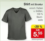 Aktuelle Farbe Angebote bei Zimmermann in Mainz Aktuelles Shirt mit Struktur Angebot bei Zimmermann in Mainz ab 5,55 €