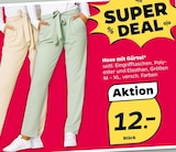 Hose mit Gürtel Angebote bei Netto mit dem Scottie Rostock für 12,00 €