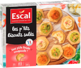 Les P'tits Biscuits Salés Escal dans le catalogue Auchan Hypermarché