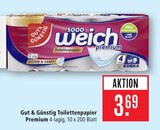 Toilettenpapier Premium im Angebot bei Marktkauf in Heilbronn Toilettenpapier Premium Angebote von Gut & Günstig bei Marktkauf Heilbronn für 3,69 €