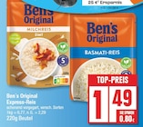 Express-Reis von Ben's Original im aktuellen EDEKA Prospekt für 1,49 €