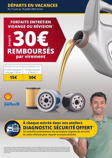 Promotion Vidange dans le prospectus Vulco, valable du 11/06/2025 au 19/07/2025 Promo Vidange dans le catalogue Vulco du moment à la page 5