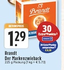 Der Markenzwieback bei E center im Wesseling Prospekt für 1,29 €