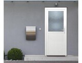 Promo Bloc-porte de service vitré PVC poussant gauche - H. 205 x L. 80 cm à 245,00 € dans le catalogue Brico Dépôt à Verniolle