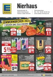 Aktueller EDEKA Supermarkt Prospekt in Oberhausen und Umgebung, "Aktuelle Angebote" mit 24 Seiten, 01.07.2024 - 06.07.2024