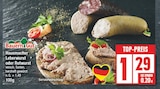 Aktuelles Hausmacher Leberwurst oder Rotwurst Angebot bei EDEKA in Potsdam ab 1,29 €