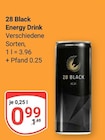 Aktuelles 28 Black Energy Drink Angebot bei GLOBUS in Duisburg ab 0,99 €