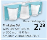 Trinkglas Set von  im aktuellen ROLLER Prospekt für 2,29 €