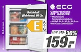 Gefrierschrank EFT 10855 WE im Angebot bei expert in Amberg Gefrierschrank EFT 10855 WE Angebote von ECG bei expert Amberg für 159,00 €