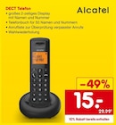 DECT Telefon Angebote von Alcatel bei Netto Marken-Discount Witten für 15,00 €