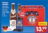 Weißbier Hell im Angebot bei Netto Marken-Discount in Leinfelden-Echterdingen Weißbier Hell Angebote von Erdinger bei Netto Marken-Discount Leinfelden-Echterdingen für 13,99 €
