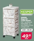 Regal mit 3 Holz-Boxen von KESPER im aktuellen Netto mit dem Scottie Prospekt für 49,99 €