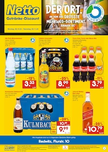 Netto Marken-Discount Prospekt "DER ORT, AN DEM DU IMMER AUSGEZEICHNETE PREISE FINDEST." mit  Seiten (Lichtenfels)