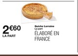 Quiche Lorraine en promo à 2,60 € chez Monoprix Quiche Lorraine dans le catalogue Monoprix