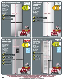 Kühl-Gefrierkombi Angebot im aktuellen POCO Prospekt auf Seite 14