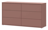 Commode Décor terracotta - Chili - Möbel Martin à Metz Commode Décor terracotta - Chili en promo chez Möbel Martin Metz à 229,00 €