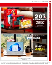 Promos Ordinateur Portable dans le catalogue "Carrefour" de Carrefour à la page 63