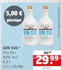 Aktuelle Gin Angebote bei Getränke Quelle Weydringer in Hannover Aktuelles GIN SUL Angebot bei Getränke Quelle Weydringer in Hannover ab 29,99 €