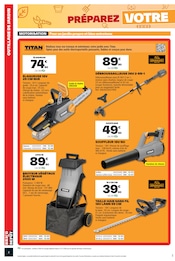 Promos Broyeur De Végétaux dans le catalogue "PRIX DÉPÔT SPÉCIAL CHANTIER D'AUTOMNE" de Brico Dépôt à la page 2 Promos Broyeur De Végétaux dans le catalogue "PRIX DÉPÔT SPÉCIAL CHANTIER D'AUTOMNE" de Brico Dépôt à la page 2
