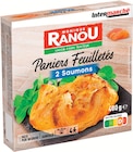 4 paniers feuilletés surgelés aux 2 saumons - MONIQUE RANOU en promo chez Intermarché Hyper 4 paniers feuilletés surgelés aux 2 saumons - MONIQUE RANOU dans le catalogue Intermarché Hyper