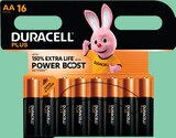 Piles Plus AA LR6 X16 - Duracell - Intermarché Express Piles Plus AA LR6 X16 - Duracell à 8,57 € dans le catalogue Intermarché Express