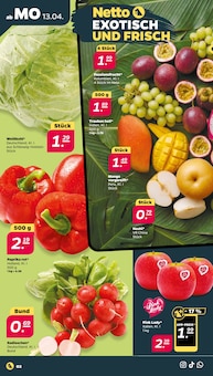 Netto mit dem Scottie Prospekt der aktuellen Woche, gĂĽltig von 13.04.2026 bis 18.04.2026 Aktueller Netto mit dem Scottie Prospekt "GĂĽnstig. Besser. FĂĽr Dich." mit 39 Seiten