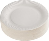 Lot de 100 assiettes blanches - SIMPL en promo chez Carrefour Antibes à 3,99 €