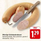Würzige Schinkenkrakauer bei E center im Umkirch Prospekt für 1,29 €