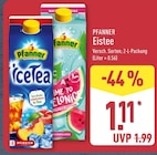 Eistee Pfirsich von Pfanner für 1,11 € bei ALDI Nord im Angebot Eistee Pfirsich von Pfanner im aktuellen ALDI Nord Prospekt