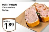Wildpâté von Müller für 1,89 € bei GLOBUS im Angebot Wildpâté von Müller im aktuellen GLOBUS Prospekt