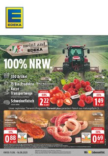 Aktueller EDEKA Prospekt "Aktuelle Angebote" Seite 1 von 24 Seiten für Willich