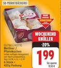 Berliner / Pfannkuchen von Gut&Günstig für 1,99 € bei E center im Angebot Berliner / Pfannkuchen von Gut&Günstig im aktuellen E center Prospekt
